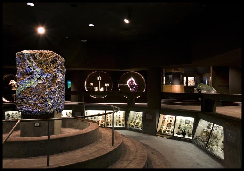 The Hall of Gems and Minerals at the American Museum of Natural History